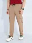 Men's Summer 5 Pocket Cargo Joggers (Beige)