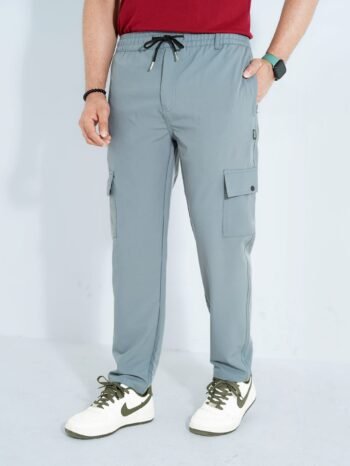 Men's Summer 5 Pocket Cargo Joggers (Grey)
