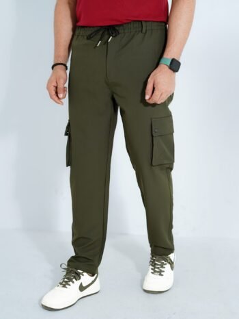 Men's Summer 6 Pocket Cargo Joggers (Olive)