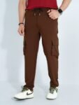 Men's Summer 6 Pocket Cargo Joggers (Coffee)