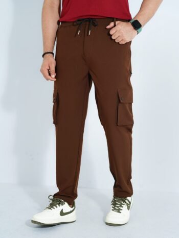 Men's Summer 6 Pocket Cargo Joggers (Coffee)