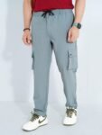 Men's Summer 6 Pocket Cargo Joggers (Grey)