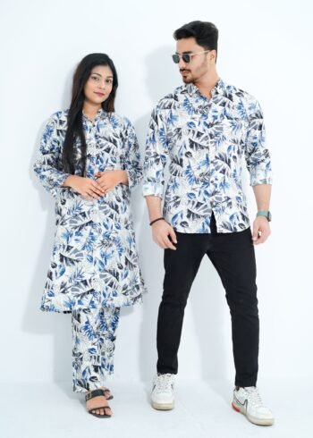 ✨ এক্সক্লুসিভ কাপল কম্বো সেট Himmel blue Color