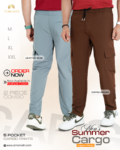 5 Pocket Cargo Combo (Coffee+Sky Blue)