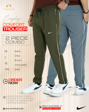 Nike Trouser Combo (Olive+Grey)