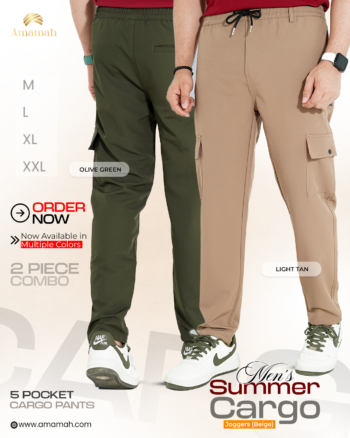 5 Pocket Cargo Combo (Olive+Beige)