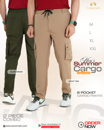 6 Pocket Cargo Combo (Olive+Beige)