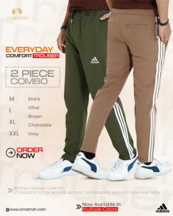 Adidas Trouser Combo (Olive+Brown)