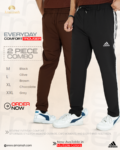Adidas Trouser Combo (Black+Chocolate)